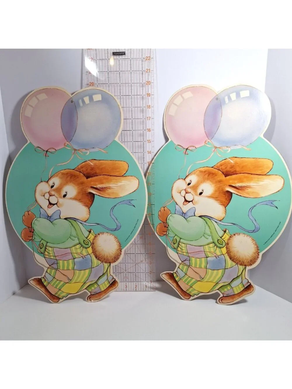 Easter Vintage 20" Die Cut Wall Decorations Eureka American Greetings Cardboard - Picture 9 of 12